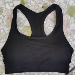 Sport Solid color Round neck Active Tops Vest